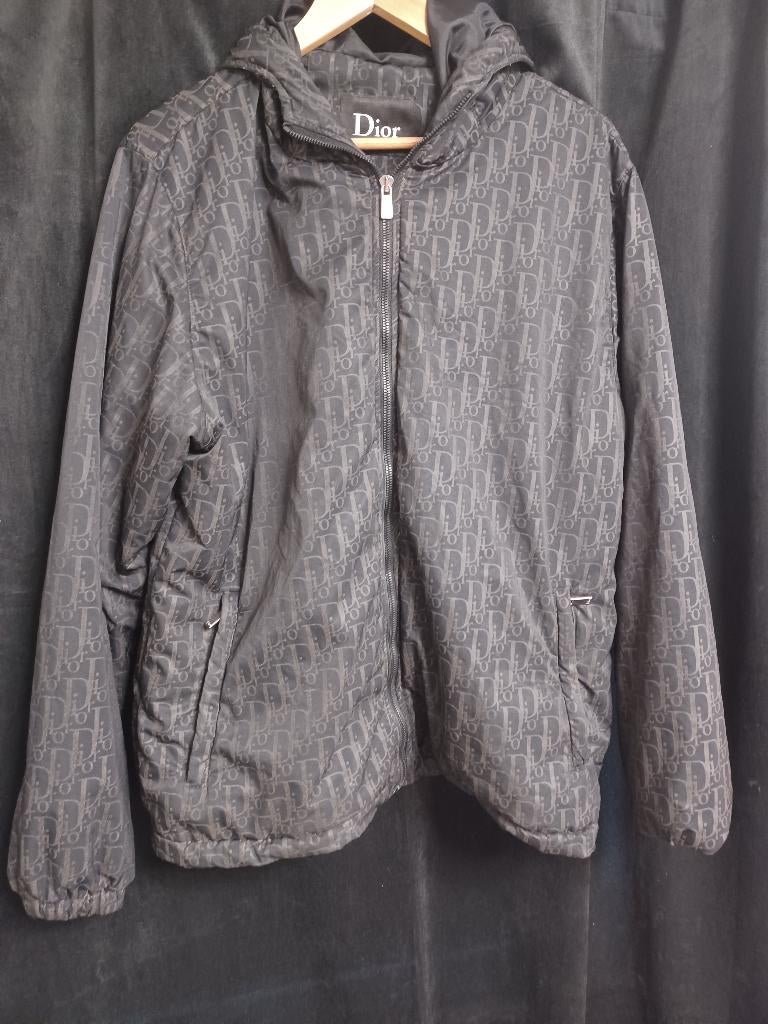 Dior jas xxl, Ophalen, Zwart, Maat 56/58 (XL), Gedragen