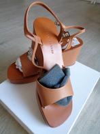 Ralph Lauren originele leren sandalen, camel, mt. 40 NIEUW, Bruin, Nieuw, Ralph Lauren, Sandalen of Muiltjes