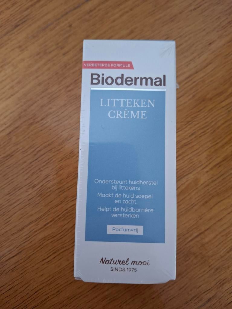 Biodermal Littekencrème - Nieuw en Ongeopend, Ophalen of Verzenden, Nieuw, Gehele gezicht, Verzorging
