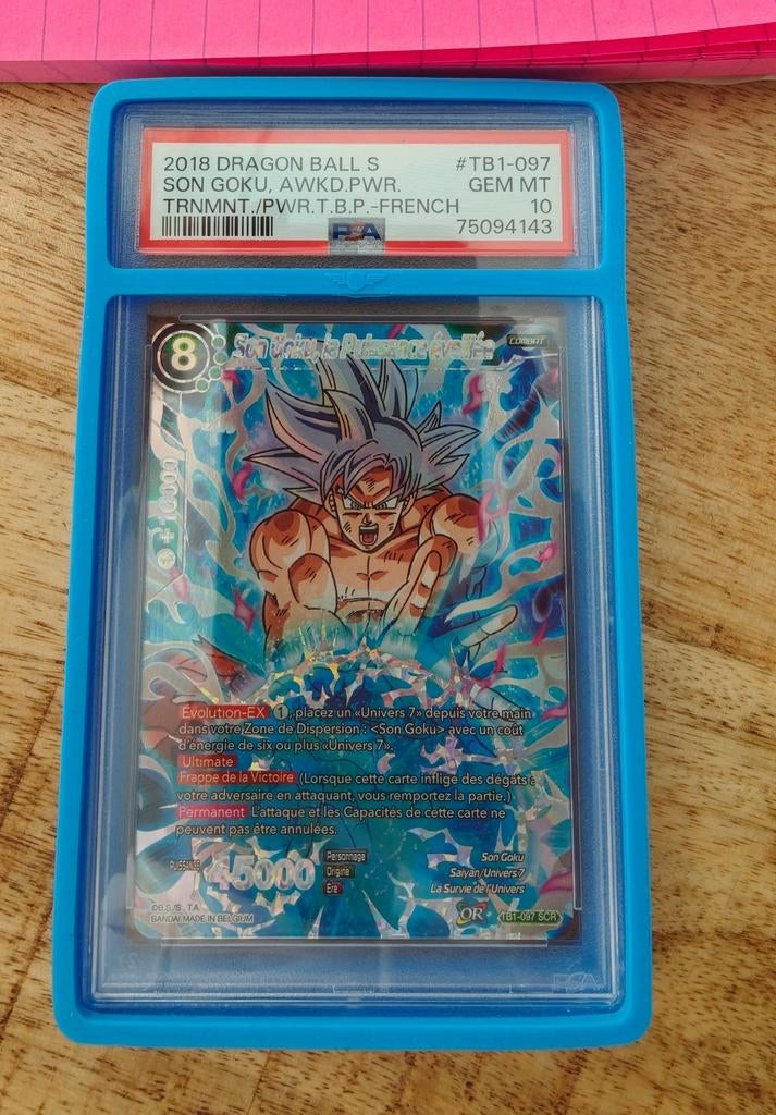 Goku awakened power graded te koop, Ophalen of Verzenden, Nieuw, Meerdere kaarten, Foil