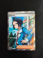 Pokémon TCG Cheren Supporter Trainer Kaart (Full Art), Ophalen of Verzenden, Zo goed als nieuw, Losse kaart