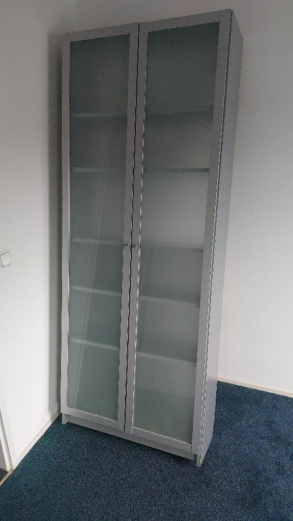 Ikea boekenkast Billy  2.02m x 0,81m x 0,31m, Ophalen, Met deur(en), 200 cm of meer, 50 tot 100 cm