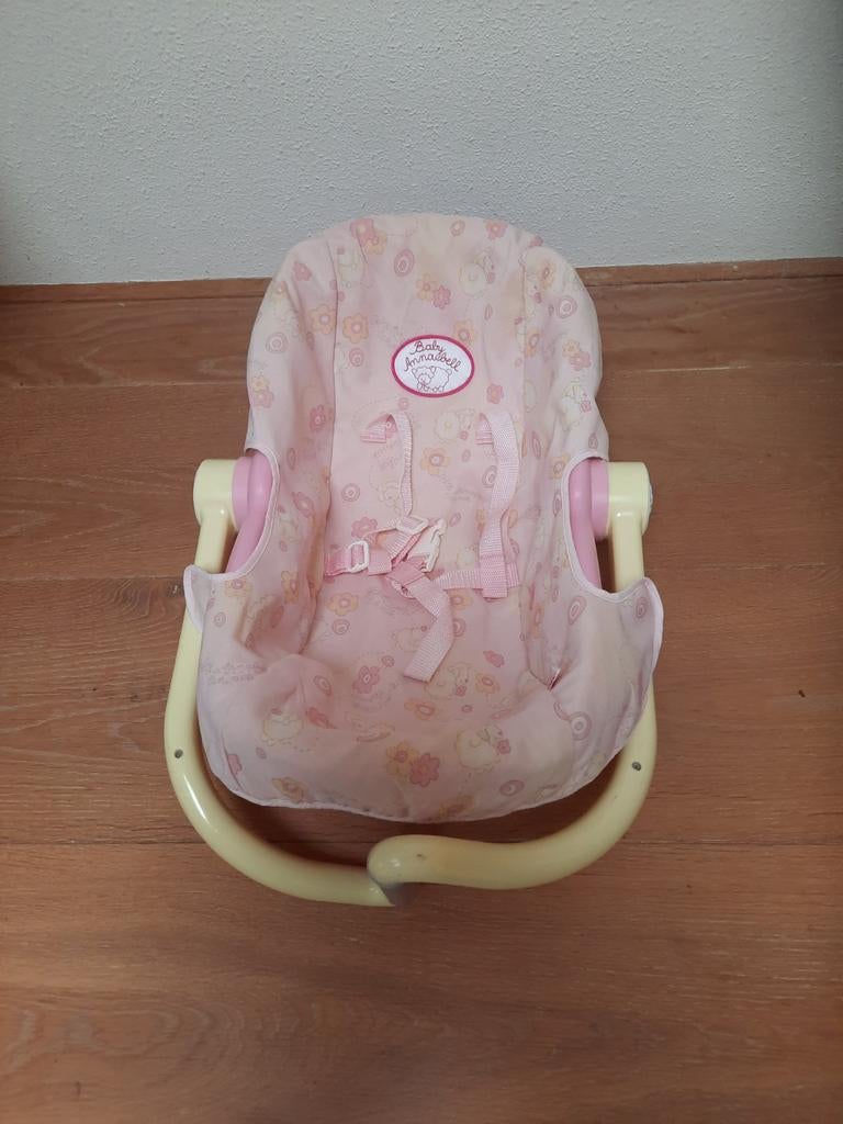 Autostoeltje pop Zapf Creation Baby Annabell, Ophalen of Verzenden, Gebruikt, Jongen of Meisje