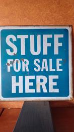 metalen bord, Ophalen, Reclamebord