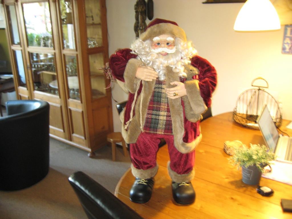 Kerstman Groot 83 cm, 10,=, Diversen, Kerst, Ophalen, Gebruikt