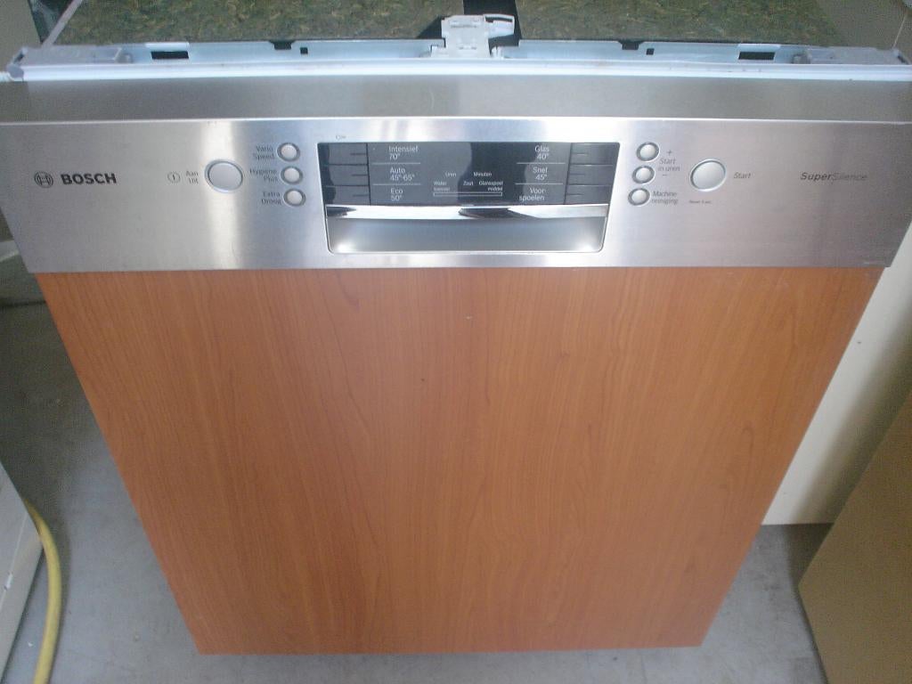 Vaatwasmachine Merk Bosch inbouw RVS bedienings front, Ophalen, Overige kleuren, 50 tot 100 cm, Zo goed als nieuw