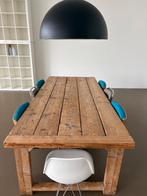 Houten eettafel, Ophalen, Gebruikt, 100 tot 150 cm, Industriële / landelijke stijl
