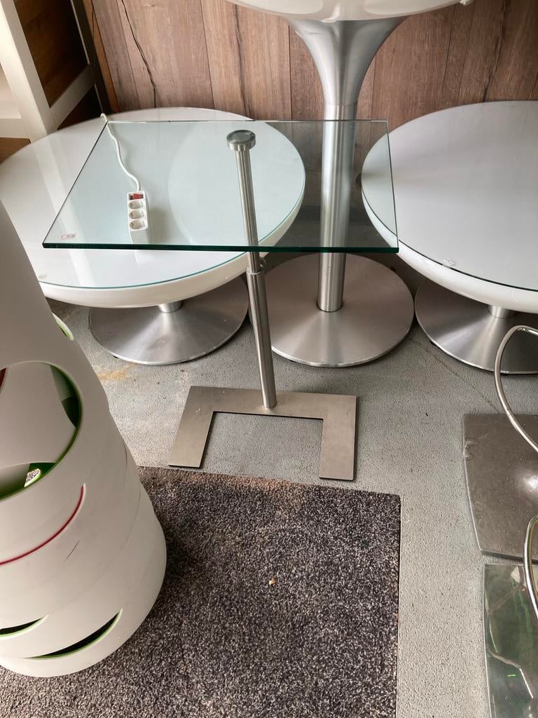 Lourens Fisher bijzettafel, Minder dan 55 cm, Gebruikt, ., Vierkant