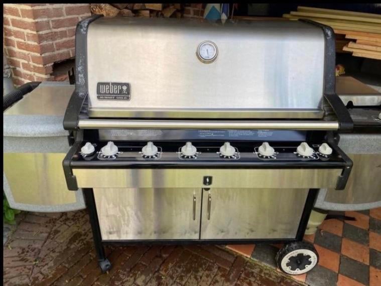 Weber Summit Gold gasbarbecue, Tuin en Terras, Gasbarbecues, Ophalen, Gebruikt