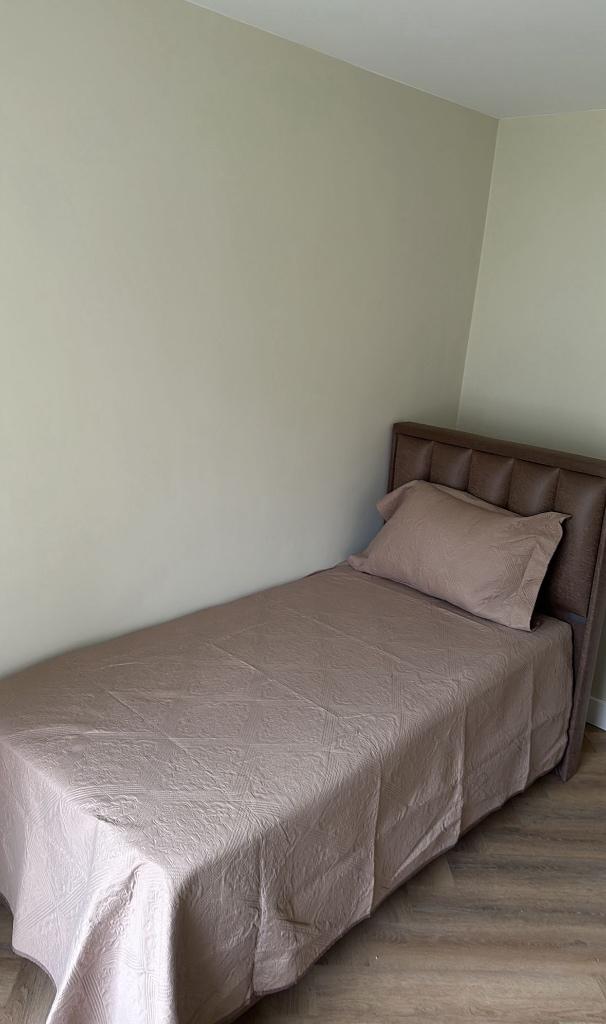 Eenpersoons bed met opbergruimte, Ophalen, Overige materialen, Eenpersoons, Bruin