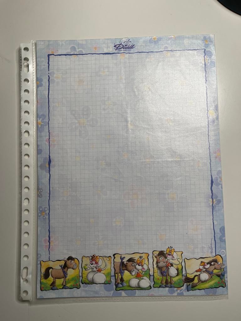 Diddl Galupy Schrijfblok A4 - Geruit Papier, Verzamelen, Ophalen of Verzenden, Verschillende figuren, Gebruikt, Papier, Kaart of Schrift