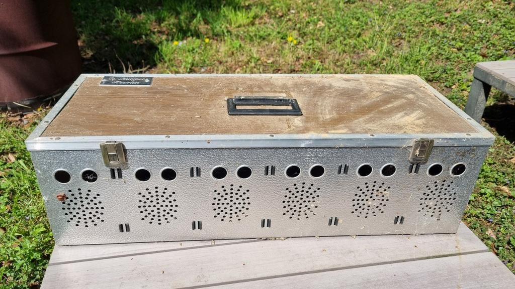 Aluminium duiventransportmand, Mannelijk, Postduif