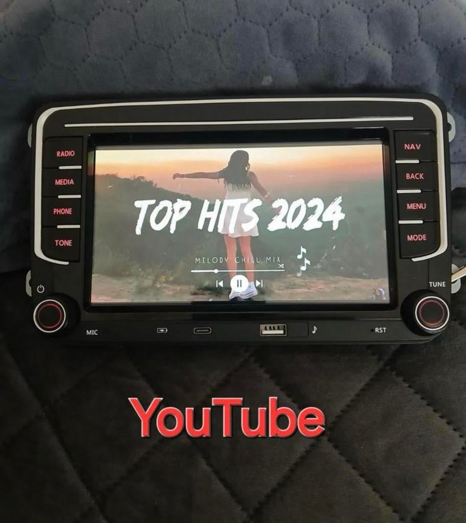 Volkswagen Autoradio, Auto diversen, Autonavigatie, Ophalen of Verzenden, Zo goed als nieuw