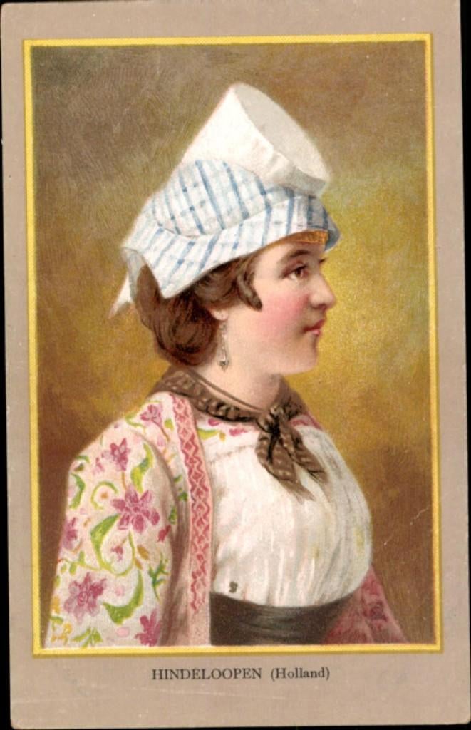 hindeloopen, kvr5-1330, Verzenden, Voor 1920, Ongelopen, Friesland