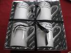 4 mokken in geschenkverpakking, Overige typen, Nieuw, Ophalen of Verzenden, Overige stijlen