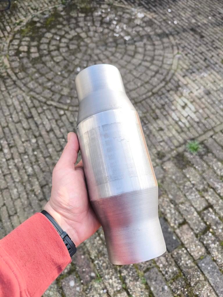 3 inch RVS race kat katalysator universele cat catalysator, Auto-onderdelen, Uitlaatsystemen, Ophalen of Verzenden, Nieuw