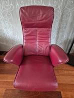 Leren Relaxstoel, Huis en Inrichting, Fauteuils, Ophalen, Gebruikt, Leer, 75 tot 100 cm