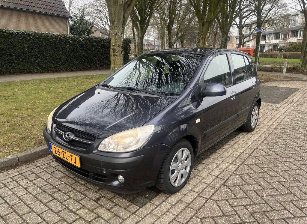 Hyundai Getz 1.4 5DRS AUT 2008 Grijs, 40 €/maand, 4 cilinders, Origineel Nederlands, Particulier