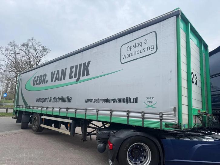 Jumbo TO 180 SE 2ass gestuurd oplegger Liftas Apk 07-07-2026, Auto's, Vrachtwagens, Particulier, Te koop, ABS, Aanhangers en Opleggers