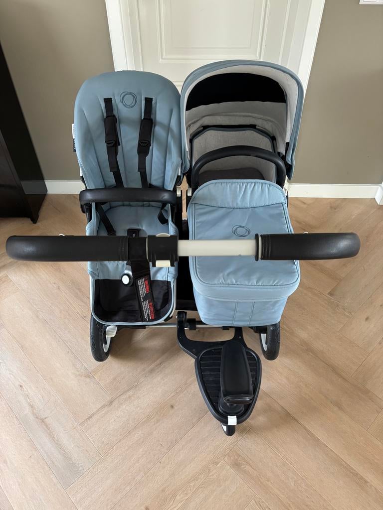 Bugaboo donkey 2 Duo kinderwagen + extra’s, Kinderen en Baby's, Kinderwagens en Combinaties, Ophalen, Gebruikt