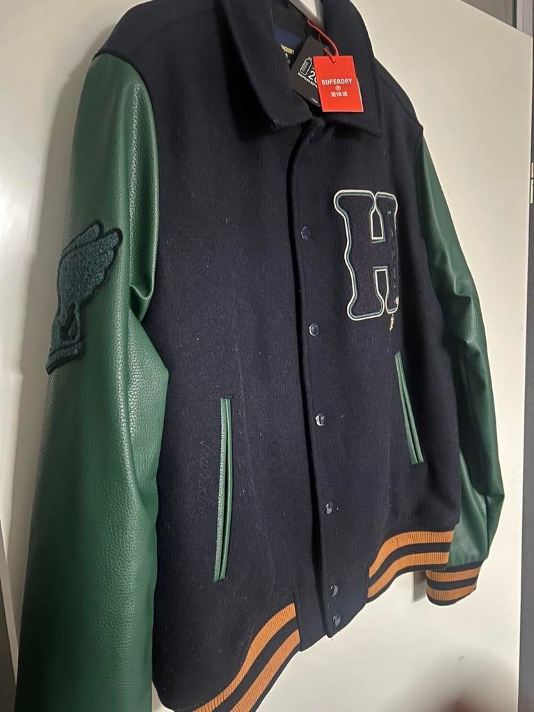 Superdry heren jas te koop., Verzenden, Nieuw, Maat 56/58 (XL), Blauw