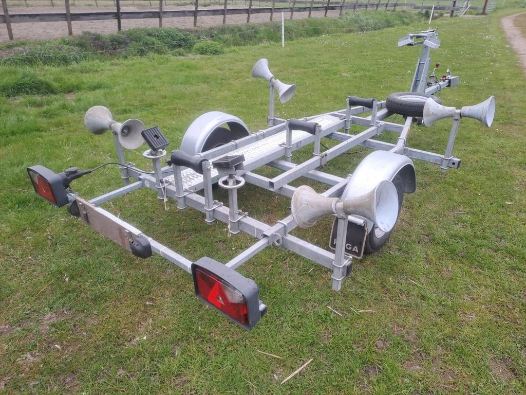 Pega Kanteltrailer Boottrailer RIBtrailer Rubberboottrailer, Watersport en Boten, Boottrailers, Minder dan 1500 kg, Gebruikt, Overige typen