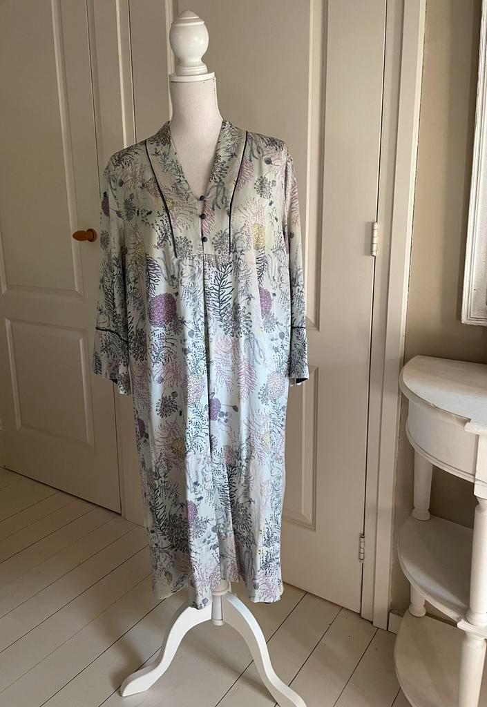 Noa Noa Jurk / Kimono / 44 / Blauw, Kleding | Dames, Jurken, Zo goed als nieuw, Maat 42/44 (L), Blauw, Onder de knie, Ophalen of Verzenden