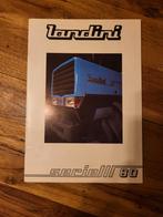 tractor folder Landini serie 80, Ophalen of Verzenden, Zo goed als nieuw