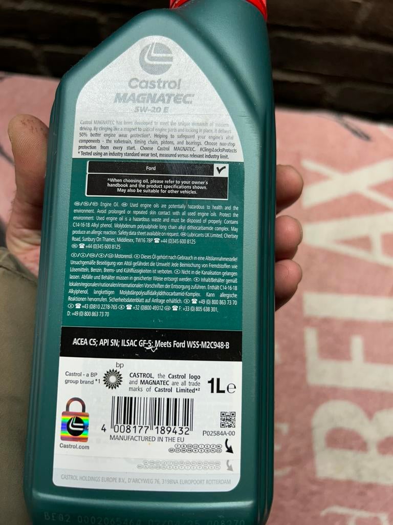 Castrol olie, Ophalen of Verzenden