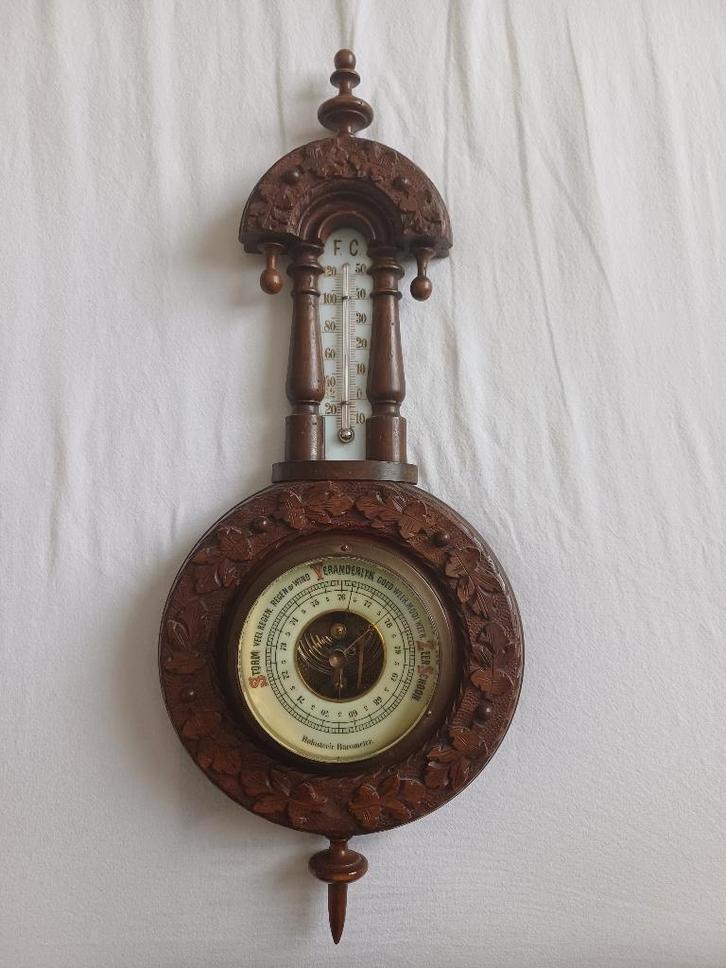 Barometer, Audio, Tv en Foto, Weerstations en Barometers, Gebruikt, Barometer, Ophalen