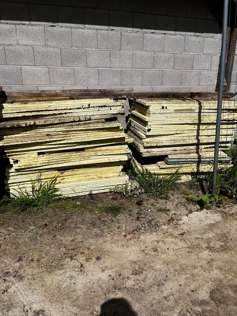 Isolatie platen dak en vloer., Dakisolatie, 4 tot 8 cm, Gebruikt, Ophalen of Verzenden