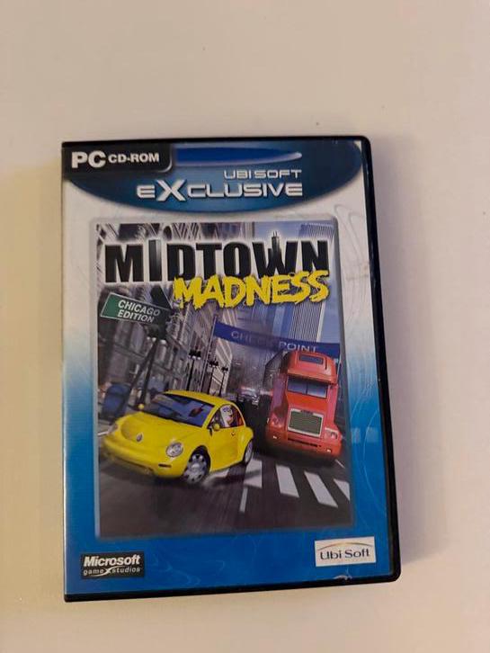 Midtown Madness PC - Racegame voor de computer, Spelcomputers en Games, Games | Pc, Gebruikt, Racen en Vliegen, 1 speler, Vanaf 7 jaar