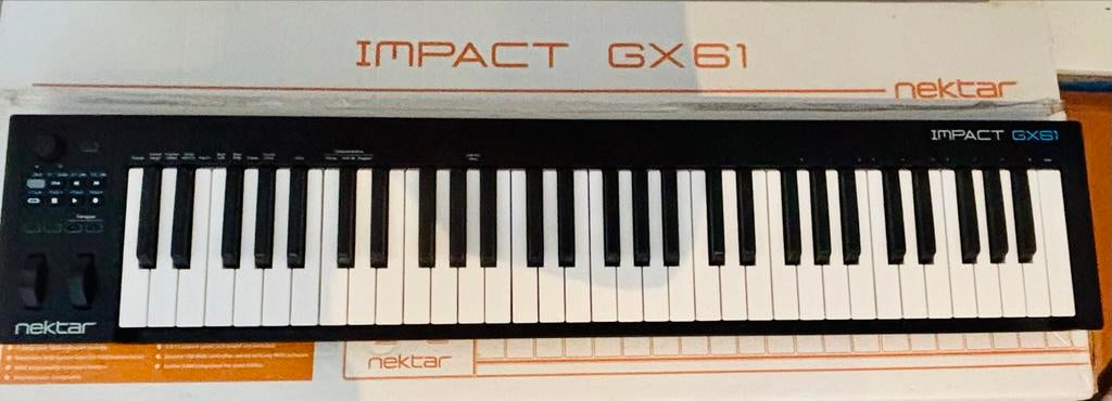 Nektar Impact GX 61 USB Controller Keyboard, 61 toetsen, Midi-aansluiting, Zo goed als nieuw, Ophalen