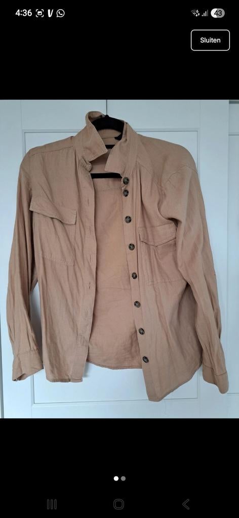Brown blouse, Kleding | Dames, Blouses en Tunieken, H&M, Bruin, Ophalen of Verzenden, Zo goed als nieuw