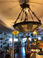 TIFFANY HANGLAMP, TAFEL, WAND ENZ. Handwerk glas -lood/koper, Huis en Inrichting, Ophalen, ANTIEK, BROCANTE ,TIFFANY, Info@demmerik73.nl