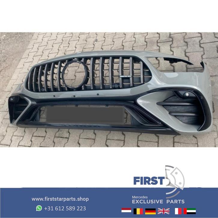 X290 GT63S AMG VOORBUMPER COMPLEET + GT GRIL NARDO GRIJS ORI, Auto-onderdelen, Carrosserie en Plaatwerk, Bumper, Mercedes-Benz