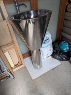 Design. Rvs wastafel, Doe-het-zelf en Verbouw, Sanitair, Ophalen, Rvs, Wastafel