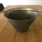 metalen emmertje, Rond, Ophalen of Verzenden, Zo goed als nieuw, Metaal