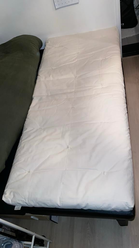Futon matras 90x200cm 100% biologisch katoen Futonfactorij, 90 cm, Eenpersoons, Ophalen of Verzenden, Zo goed als nieuw