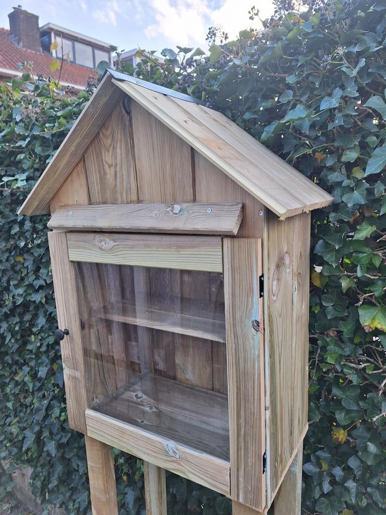 Leuke Mini Bieb / Boekenkastje voor buiten, Huis en Inrichting, Kasten | Boekenkasten, Ophalen of Verzenden