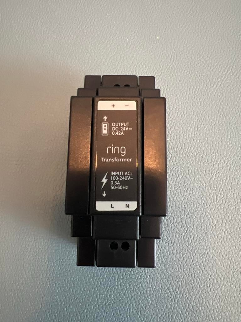 Ring transformator (DIN rail, gen 2) voor Ring deurbellen, Huis en Inrichting, Deurbellen, Ophalen of Verzenden, Zo goed als nieuw