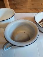 Wit emaille o.a. piston, Ophalen of Verzenden