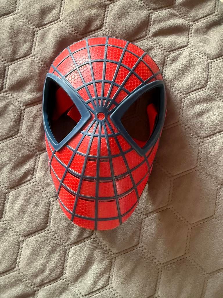 Spiderman masker, Ophalen of Verzenden, Gebruikt, 110 t/m 116, Jongen