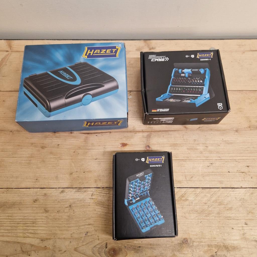 🛠 Nieuwe Hazet dopsets / bitset / smartcase, Ophalen of Verzenden, Nieuw