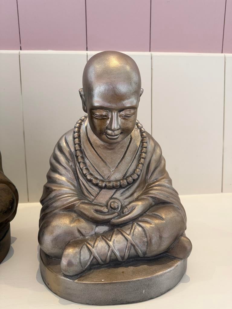 Boeddha / monnik beeld, Huis en Inrichting, Woonaccessoires | Boeddhabeelden, Ophalen, Zo goed als nieuw