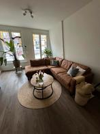 Hoekbank 250 x 220, Ophalen, 250 tot 300 cm, Gebruikt, 100 tot 125 cm