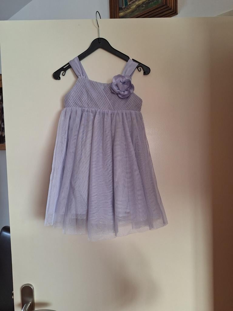 Mooi meisjes jurk lila maat 98, Kinderen en Baby's, Kinderkleding | Maat 98, Ophalen of Verzenden, Zo goed als nieuw, Meisje, Jurk of Rok