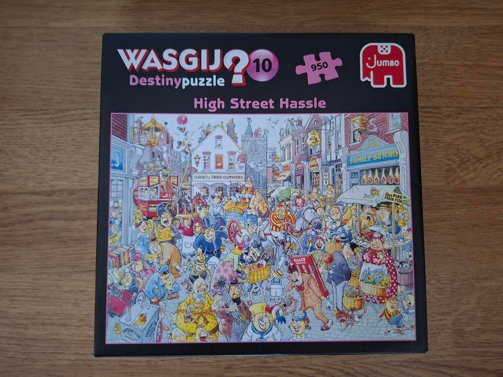 Wasgij Destiny 10 High Street Hassle puzzel, Ophalen, 500 t/m 1500 stukjes, Gebruikt, Legpuzzel