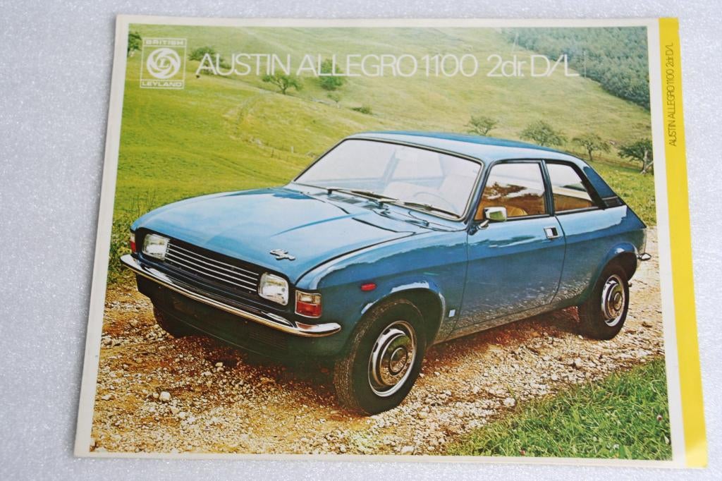 Folder Austin Allegro 1100 2 deurs D/L (circa 1975) (28), Boeken, Ophalen of Verzenden, Nieuw, Overige merken