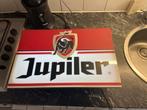 Jupiler bord met licht, Ophalen of Verzenden, Reclamebord, Plaat of Schild